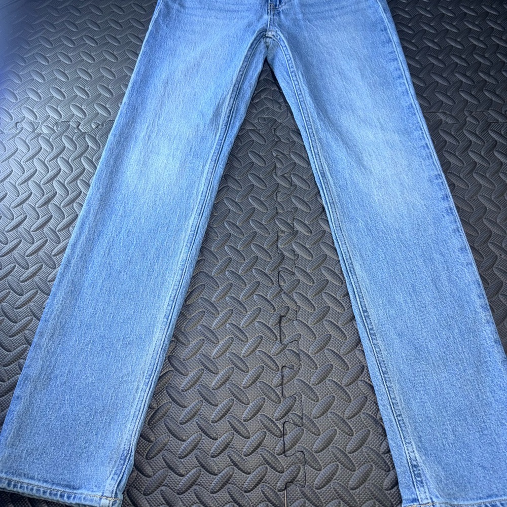 GAP Women's 90s Straight High Rise Jeans Washwell Size 25